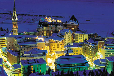Luxury chalets and hotels in St Moritz, Switzerland