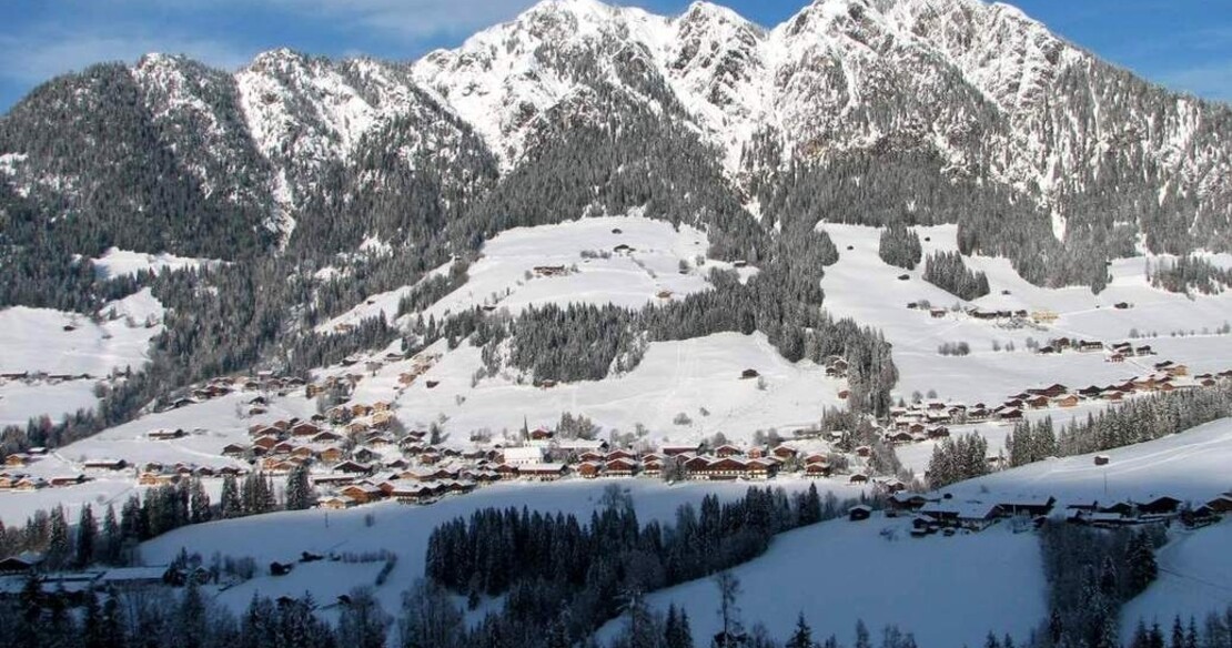 Alpbach ski resort Austria