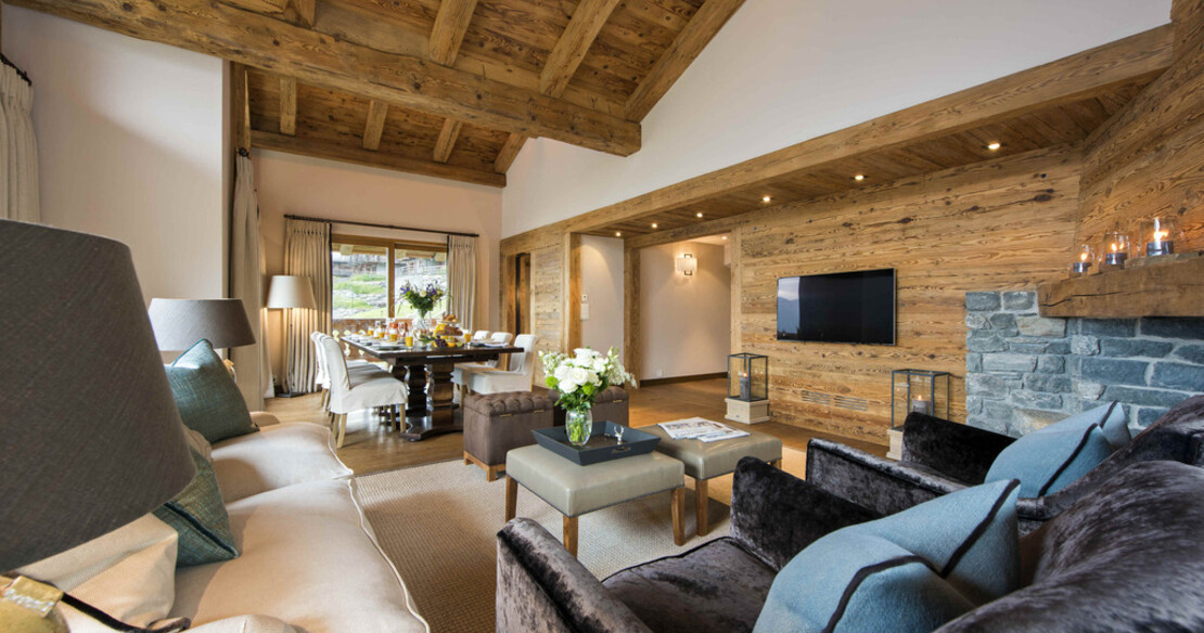 The Alpine Estate Verbier - Chalet Sirocco sitting room