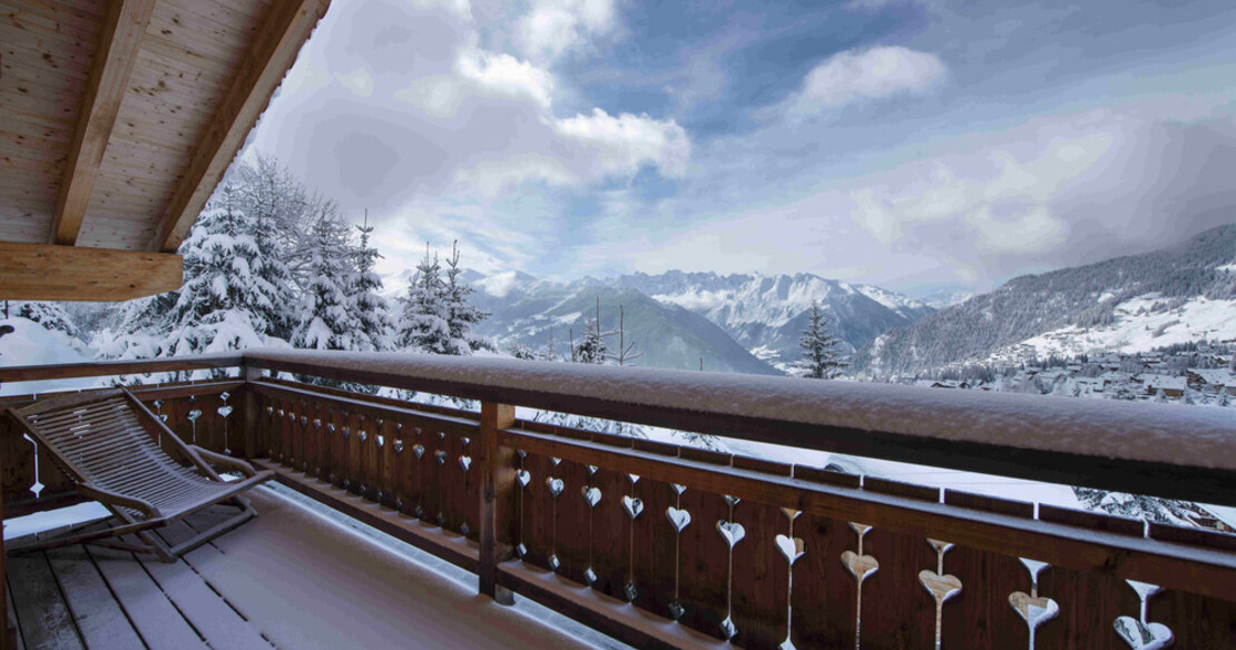 Chalet Attelas Verbier - view from balcony