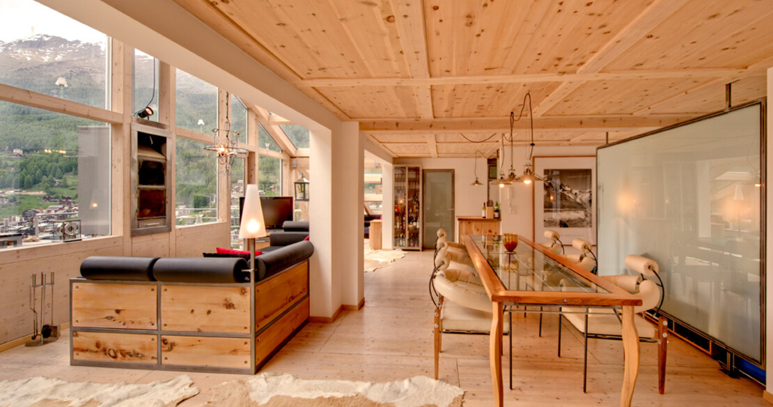 Luxury chalets in Zermatt, chalet Heinz Julen Penthouse