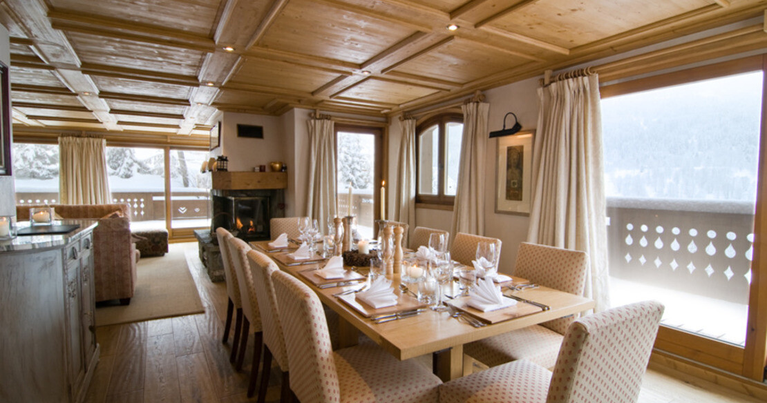 Luxury chalets in Meribel, chalet Bellevue