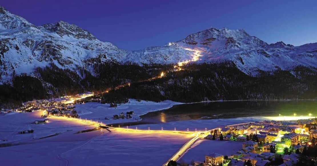 Luxury resort St Moritz