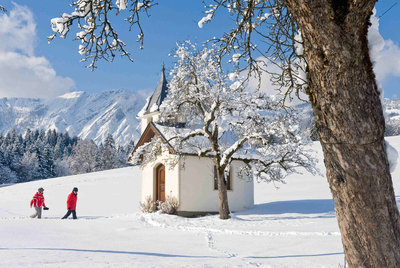 Alpbach ski resort Austria