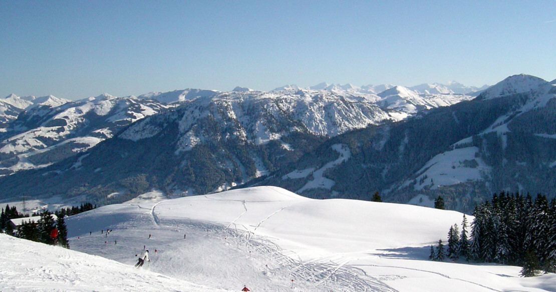 Alpbach ski resort Austria