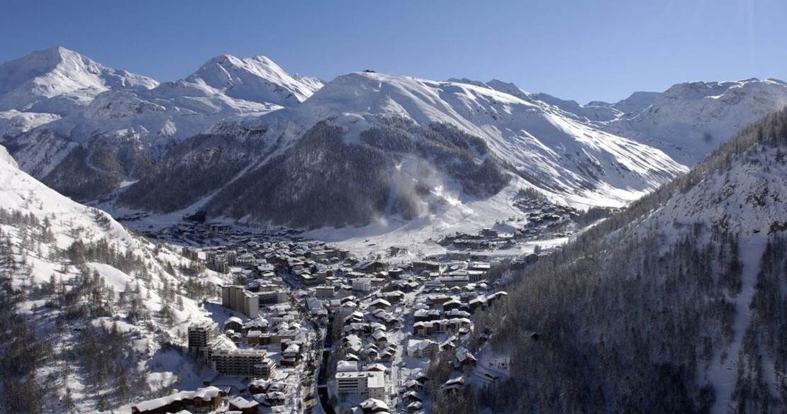 Luxury ski resort Val d'Isere France