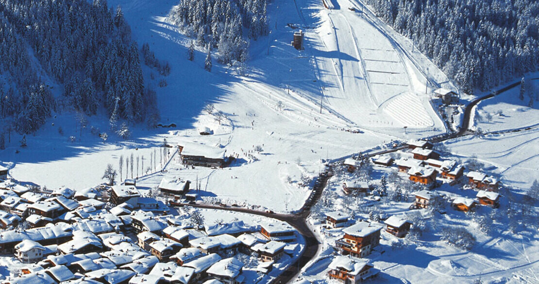 Luxury ski resort Courchevel France