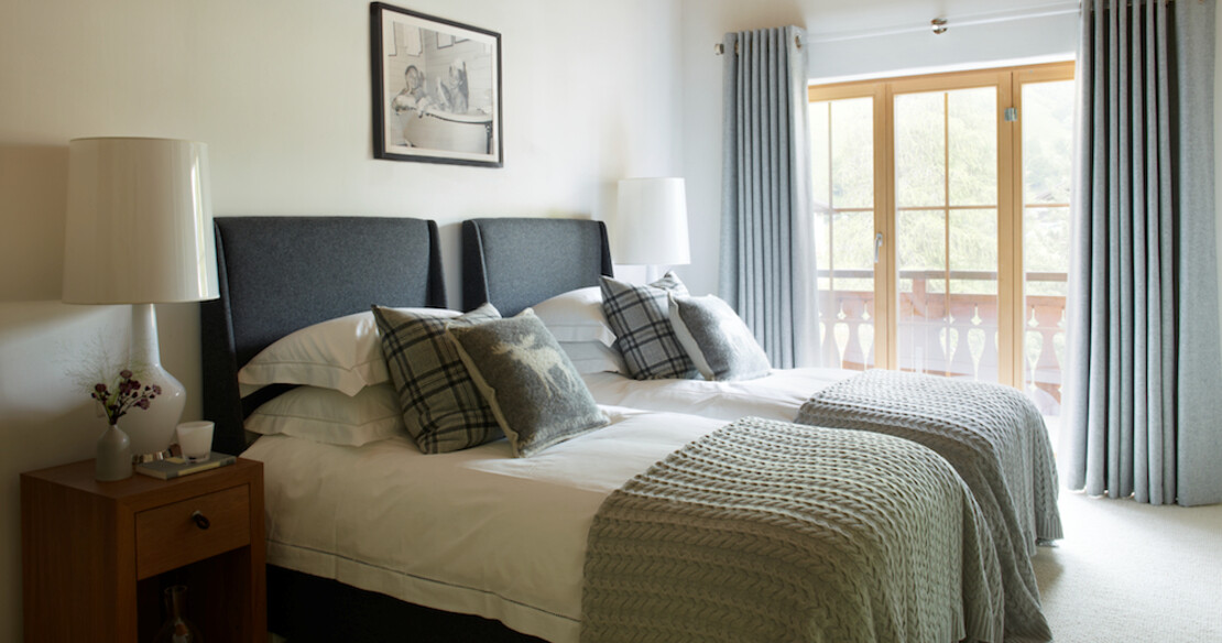 Luxury chalets in Klosters - Haus Alpina bedroom