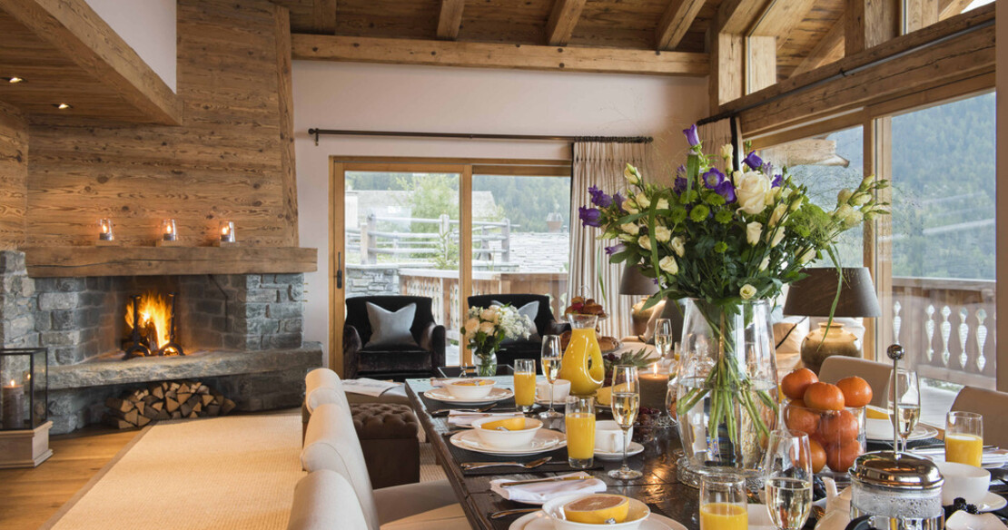 Chalet Sirocco Verbier - dining table