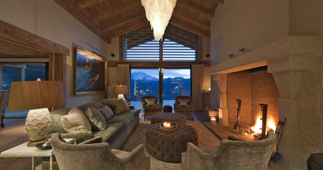 The Alpine Estate Verbier - Chalet Norte sitting room