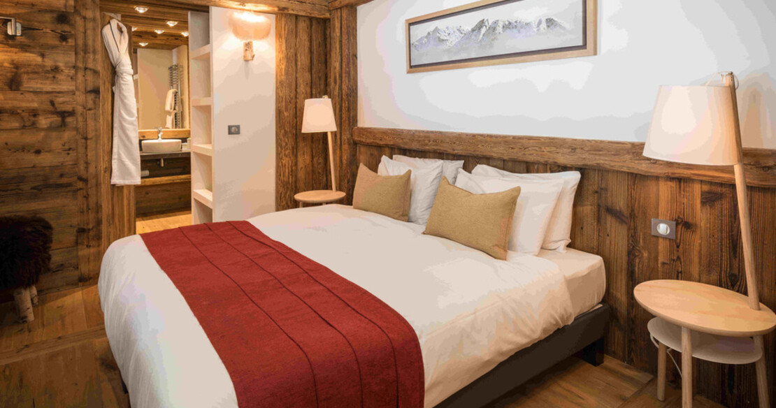 Chalet Papillon Val d'Isere - bedroom