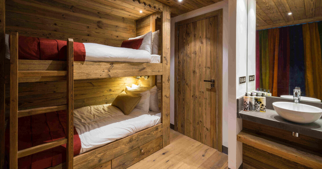 Chalet Papillon Val d'Isere - bunk room