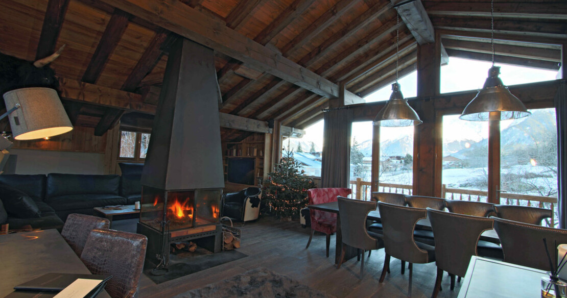 Chalet Dulcis Casu Courchevel Le Praz - sitting room