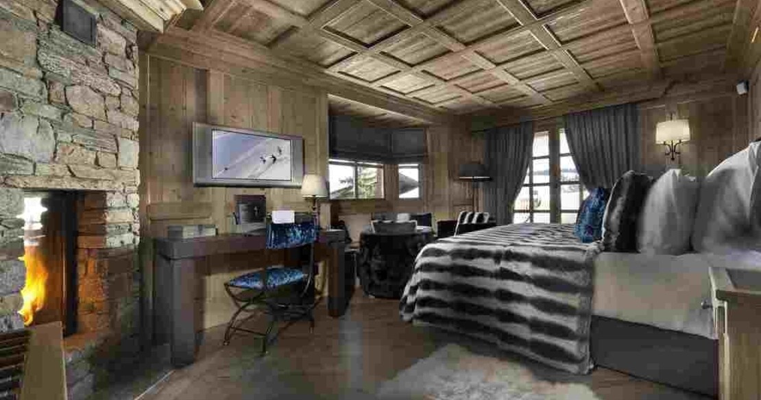 Chalet Sorbier Courchevel 1850 - master bedroom