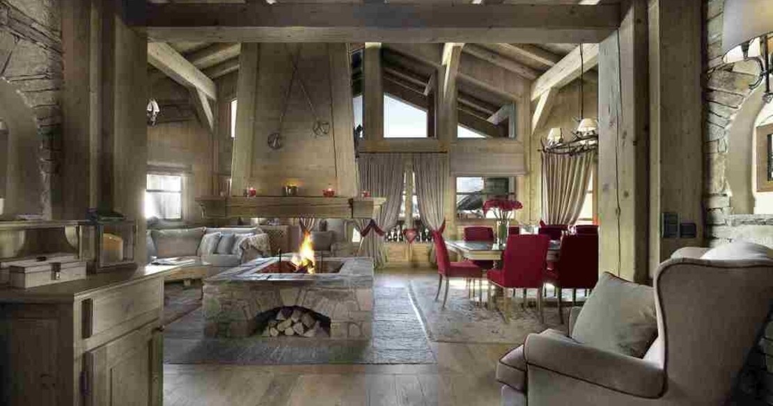 Chalet Sorbier Courchevel 1850 - sitting room