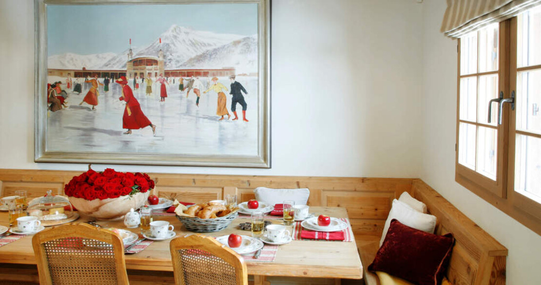 Tivoli Lodge Davos - kitchen table