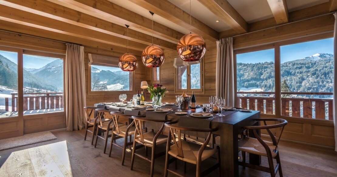 chalet M the boutique chalet company - dining room