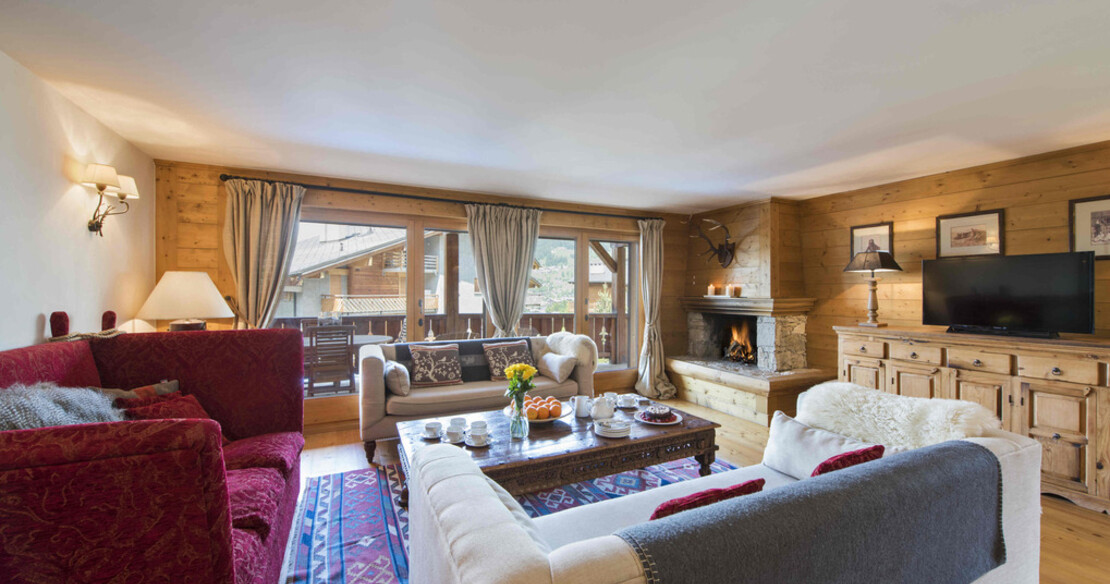 Chalet Plein Soleil Verbier - sitting room