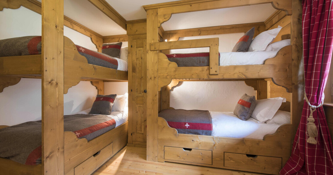 Chalet Plein Soleil Verbier - childrens bunk room