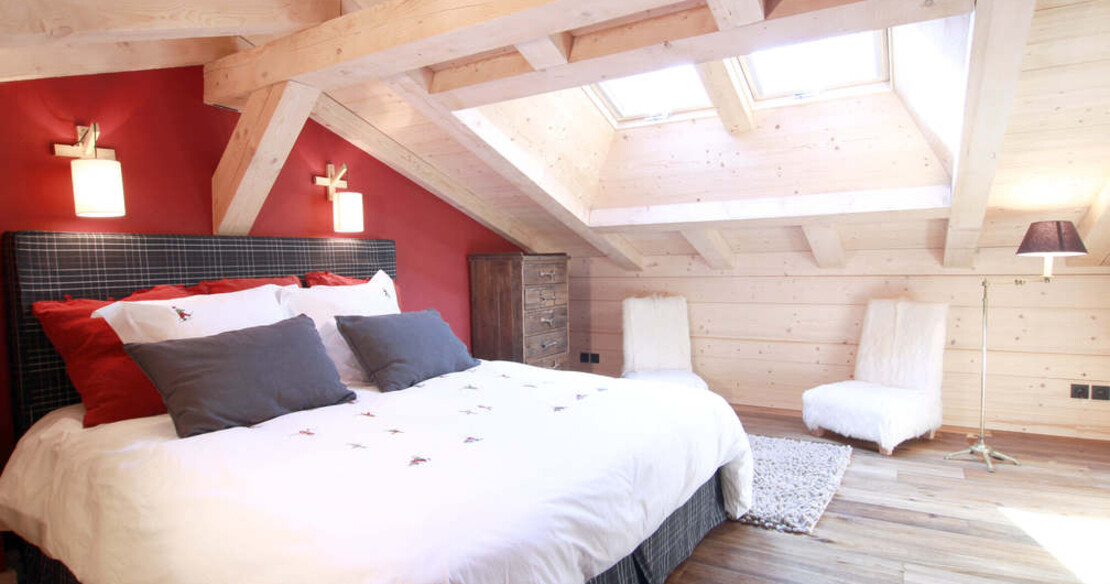 Chalet Ardoise Argentiere - bedroom