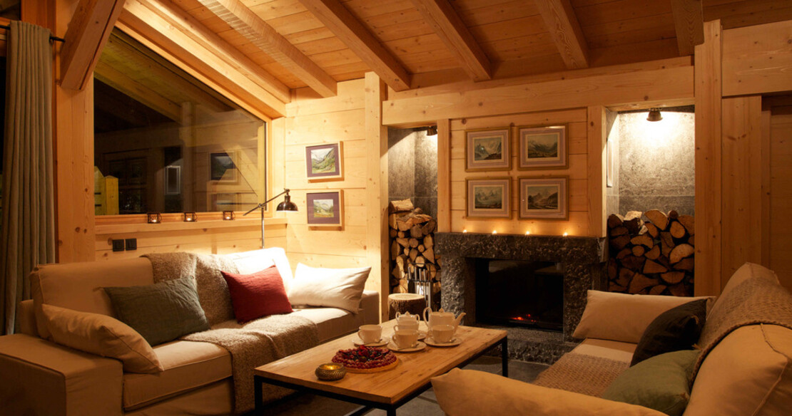 Chalet Granit Argentiere - sitting room