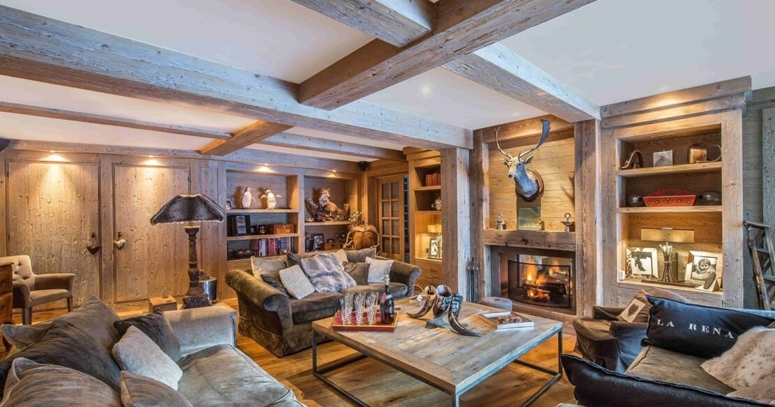 Chalet d'Hadrien Meribel - sitting room