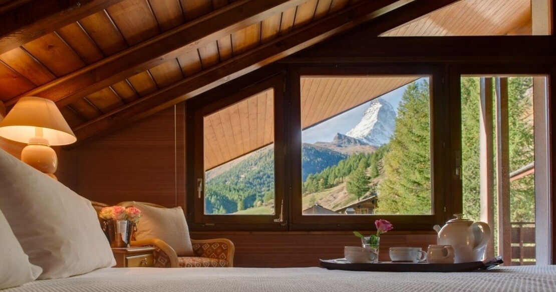 Chalet Zen Penthouse Zermatt - Bedroom