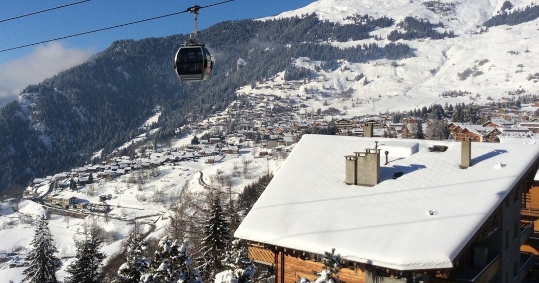 Chalet Sophia Verbier - view from the balcony