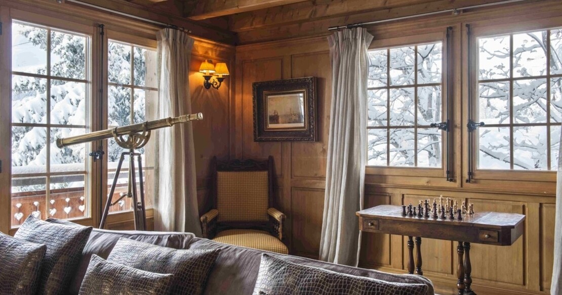 Chalet Baroque Verbier - sitting room