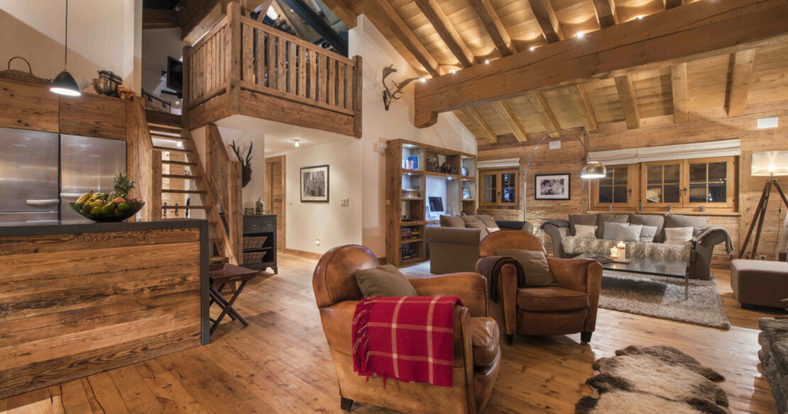 Chalet Treize Etoile Verbier - main living room