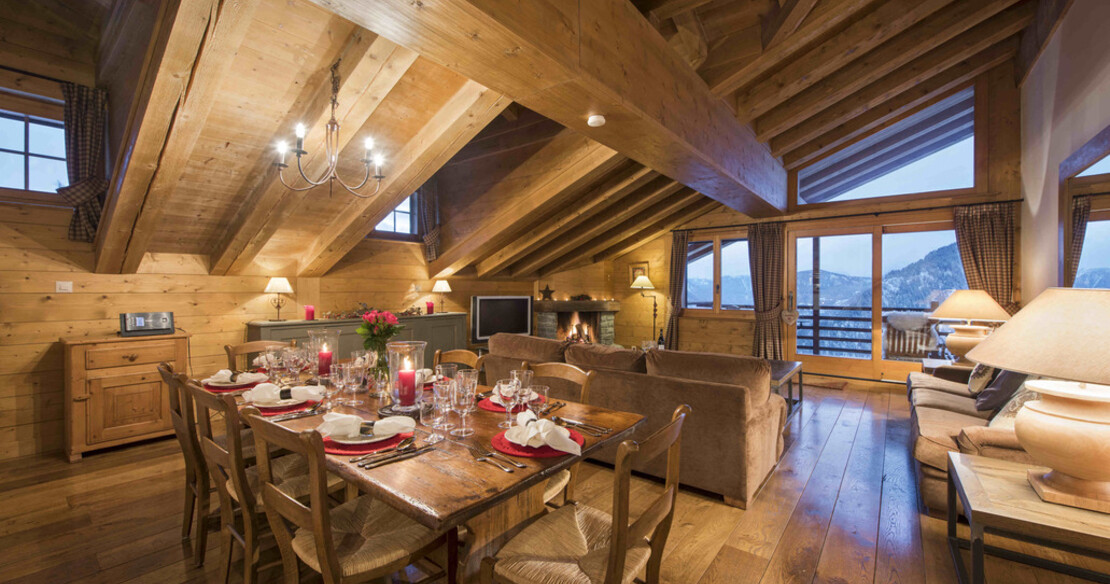 Chalet Sophia Verbier - dining area