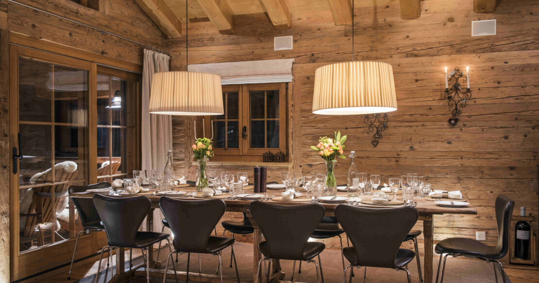 Chalet Treize Etoile Verbier - dining table