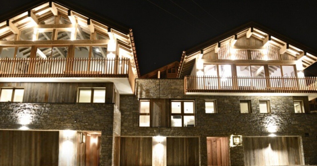 Chalet Two St Martin de Belleville - at night