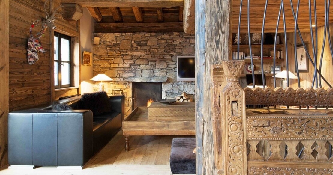 Chalet Rive Gauche Val d'Isere - sitting room