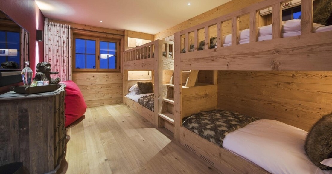 Chalet Chouqui Verbier - children's bunk room