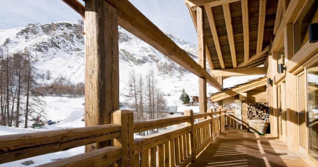 Chalet La Tene Val d'Isere - the balcony