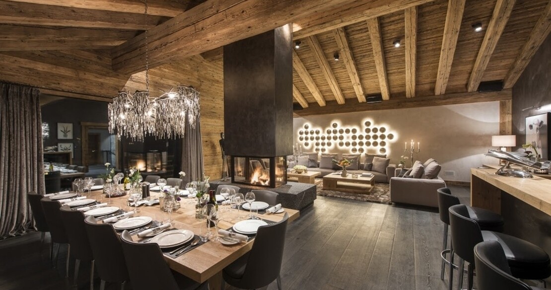 Chalet Aconcagua Zermatt - dining table