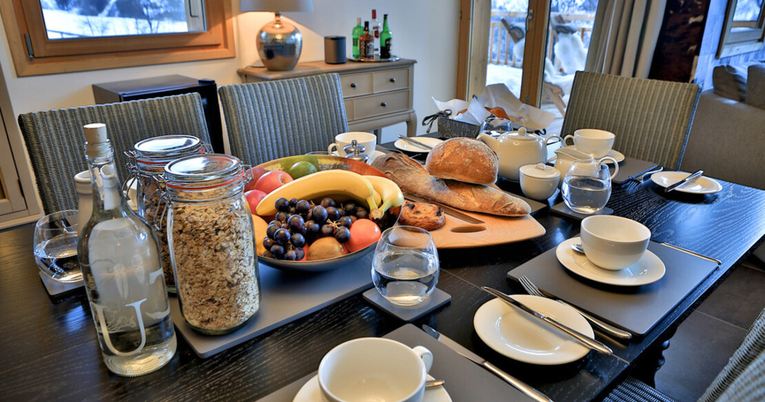 Chalet Aralia St Martin de Belleville - breakfast