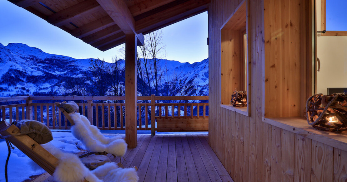 Chalet Aralia St Martin de Belleville - terrace