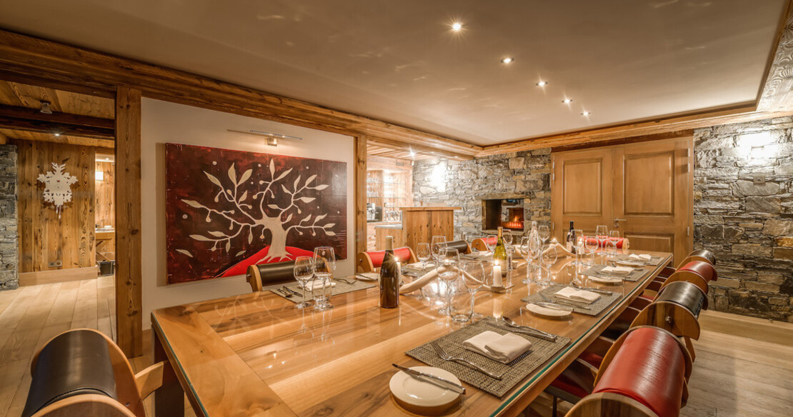 Chalet Mont Tremblant Meribel - dining