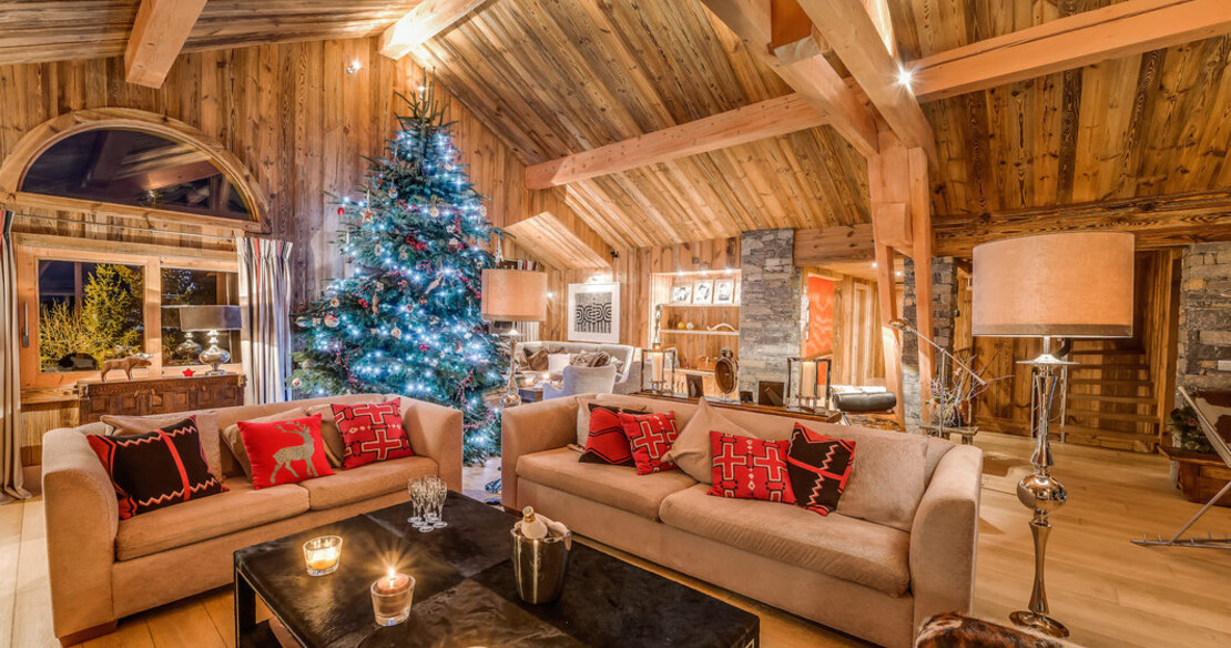 Chalet Mont Tremblant Meribel - sitting room