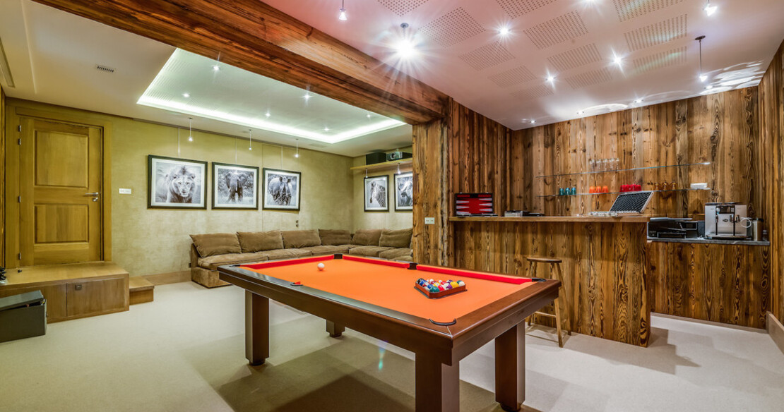 Chalet Mont Tremblant Meribel - games room