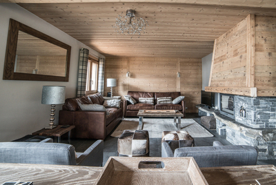 Chalet Les Pierrys in Morzine - the sitting room