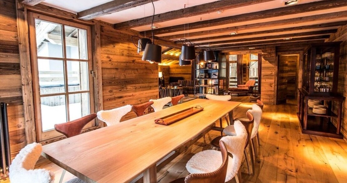 Chalet Ambre, Val d'Isere, dining table