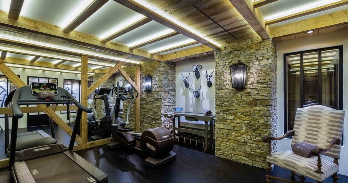 Chalet Bastidons, Courchevel 1850, gym fitness room