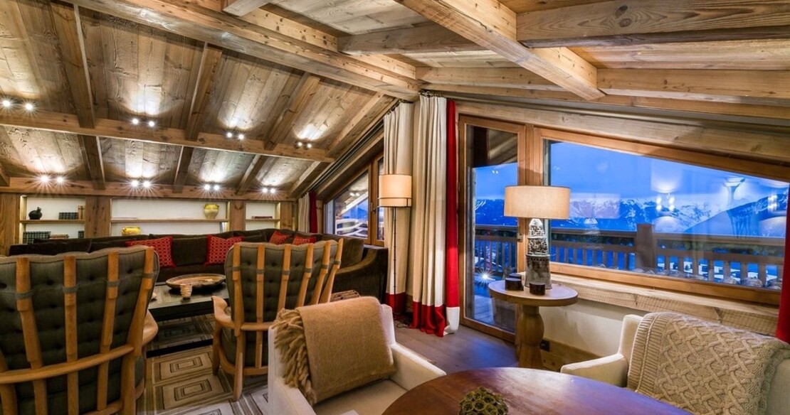 Chalet Nanuq, Courchevel 1850, the living room