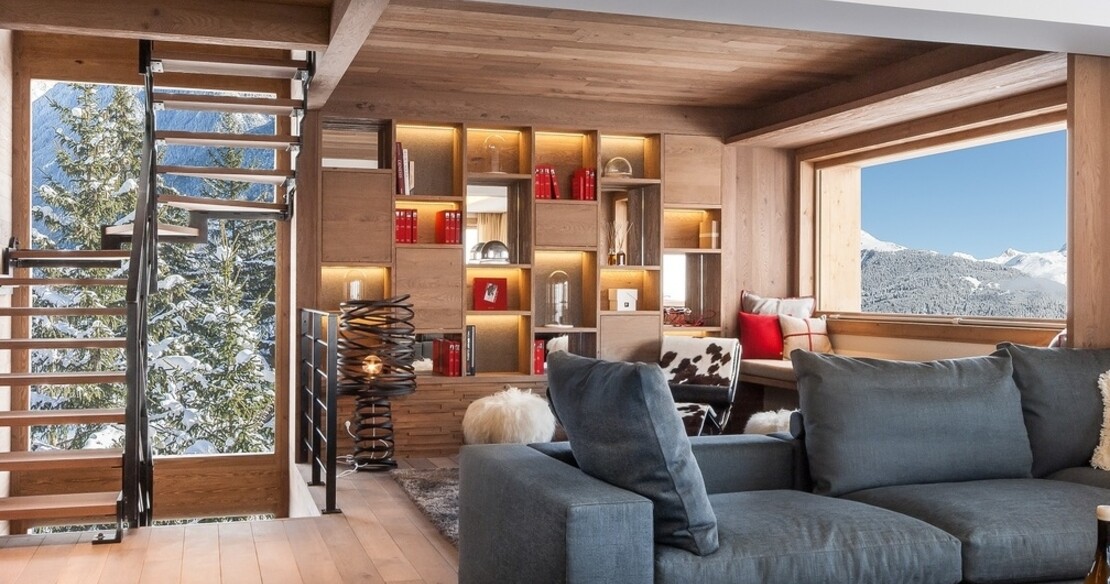 Chalet 1550, Courchevel Village, sitting room