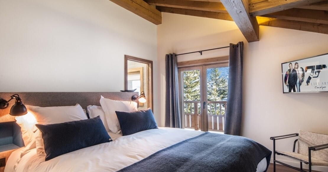 Chalet 1550, Courchevel Village, bedroom
