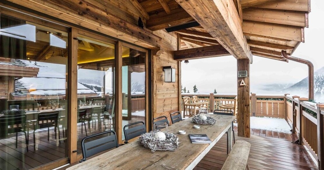 Chalet Bastidons, Courchevel 1850, terrace