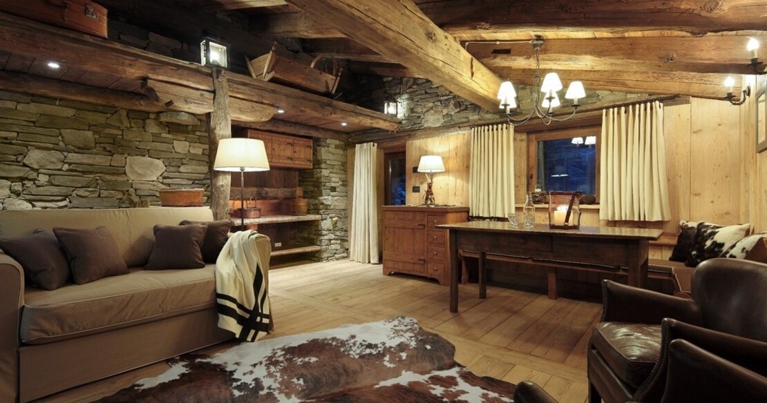 Hotellerie de Mascognaz, Champoluc, lounge area